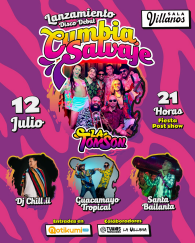Lanzamiento en vivo Cumbia Salvaje